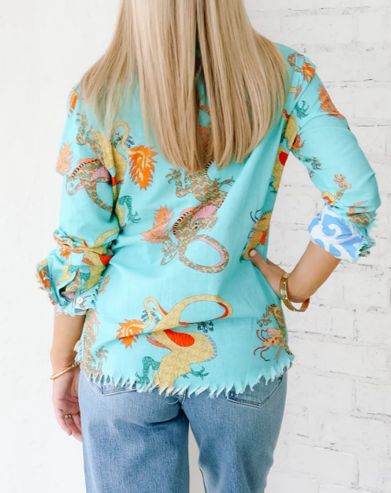 Mystic Dragon Print Shirt