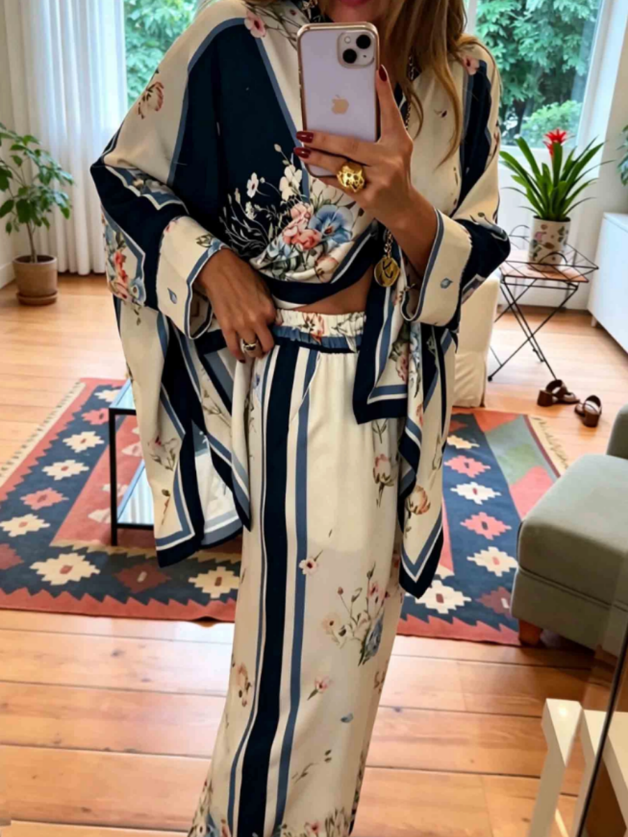 Exquisite Satin Print Set