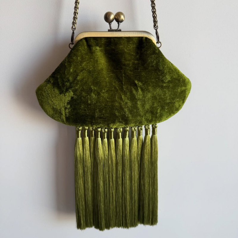 Velvet Tassel Bag