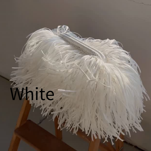 Casual Raffia Fringe Bag