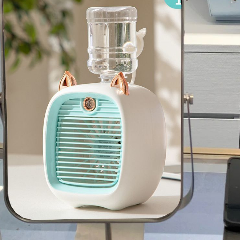 Portable Water Mist Fan for Outdoor Travel & Home