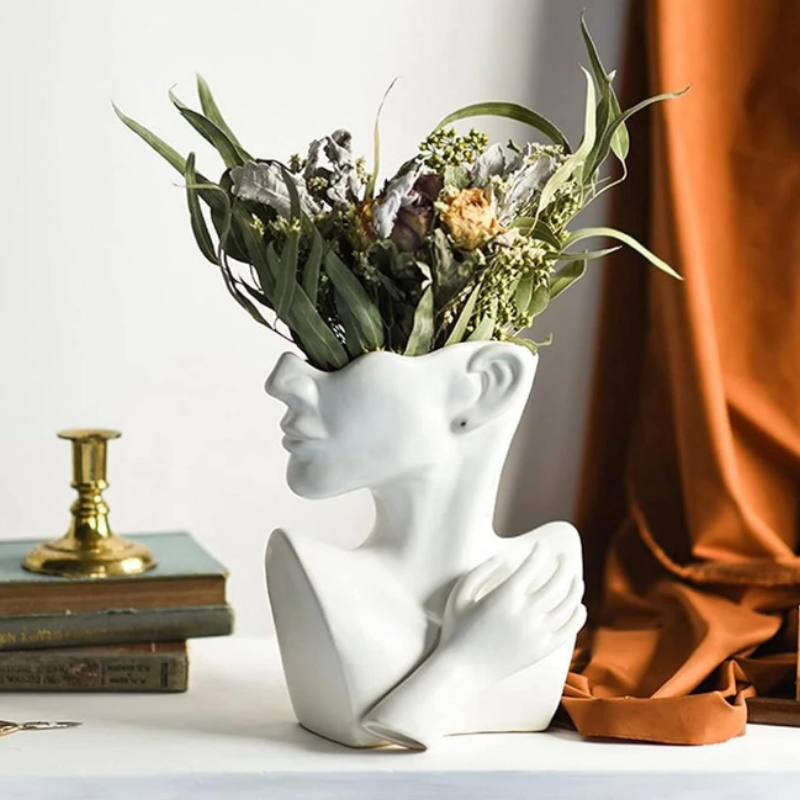 Modern Face Vase