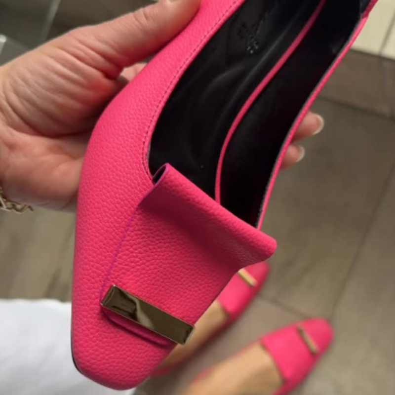 Chic Low Block-Heel Shoes