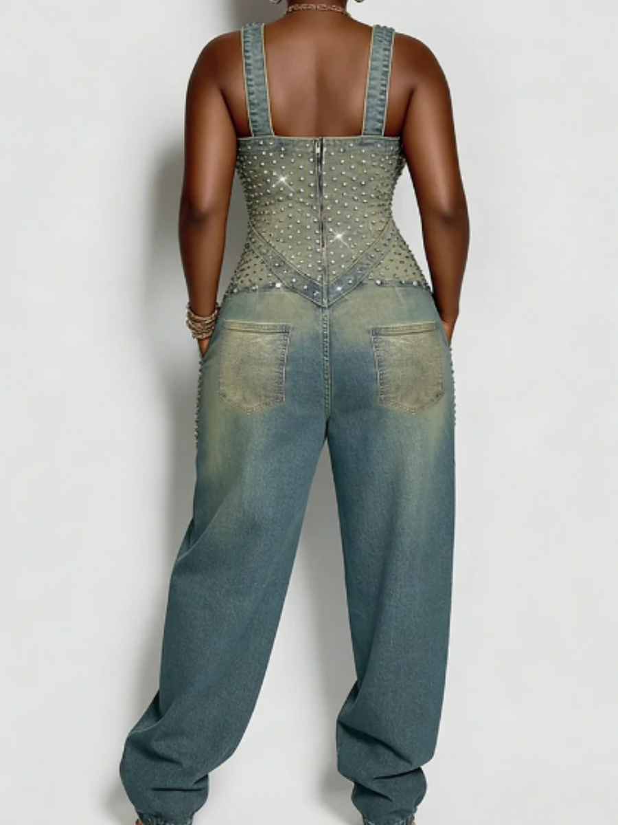 Dazzle Denim Jumpsuit