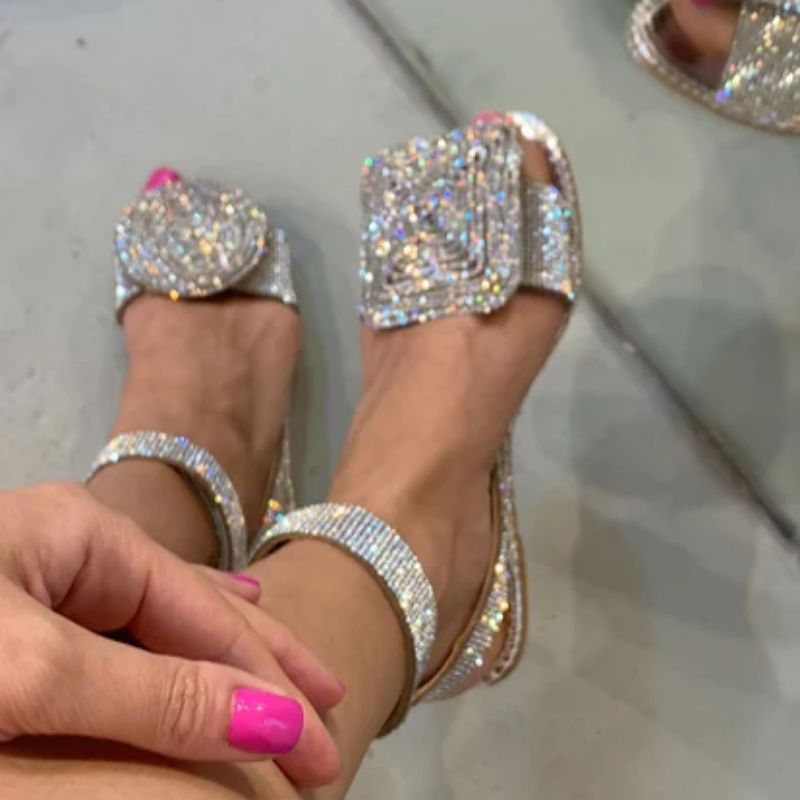 Dazzle Rhinestone Summer Sandals