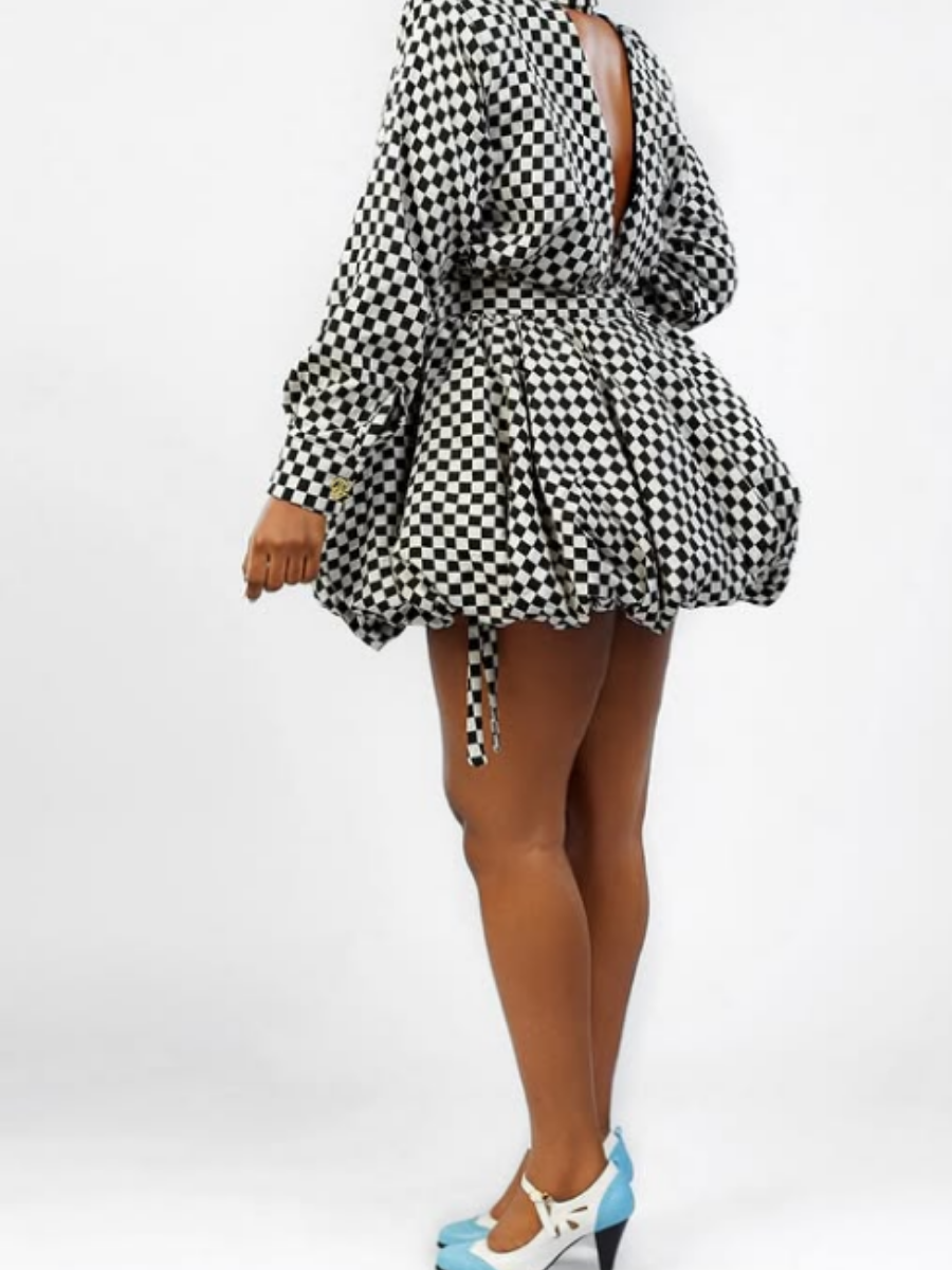 Mysterious Plaid Suit