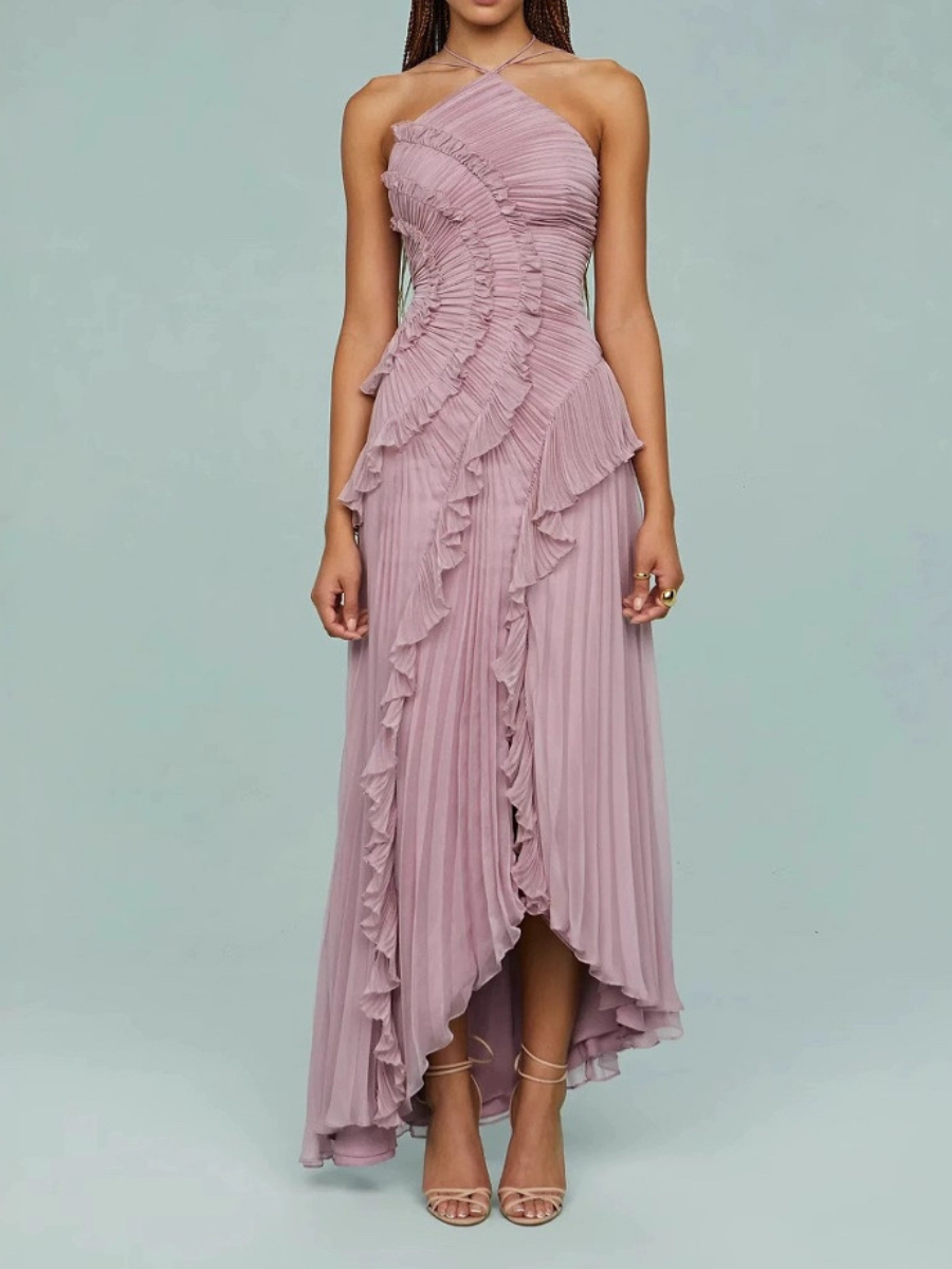 Chiffon Elegant Midi Dress