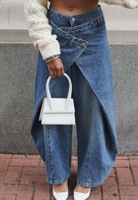 Cross Wide Leg Jeans