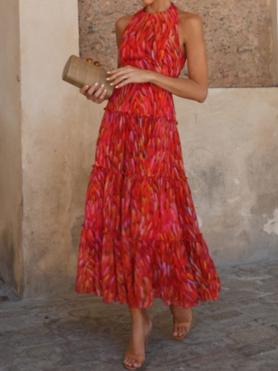 Demure Floral Occasion Outfit