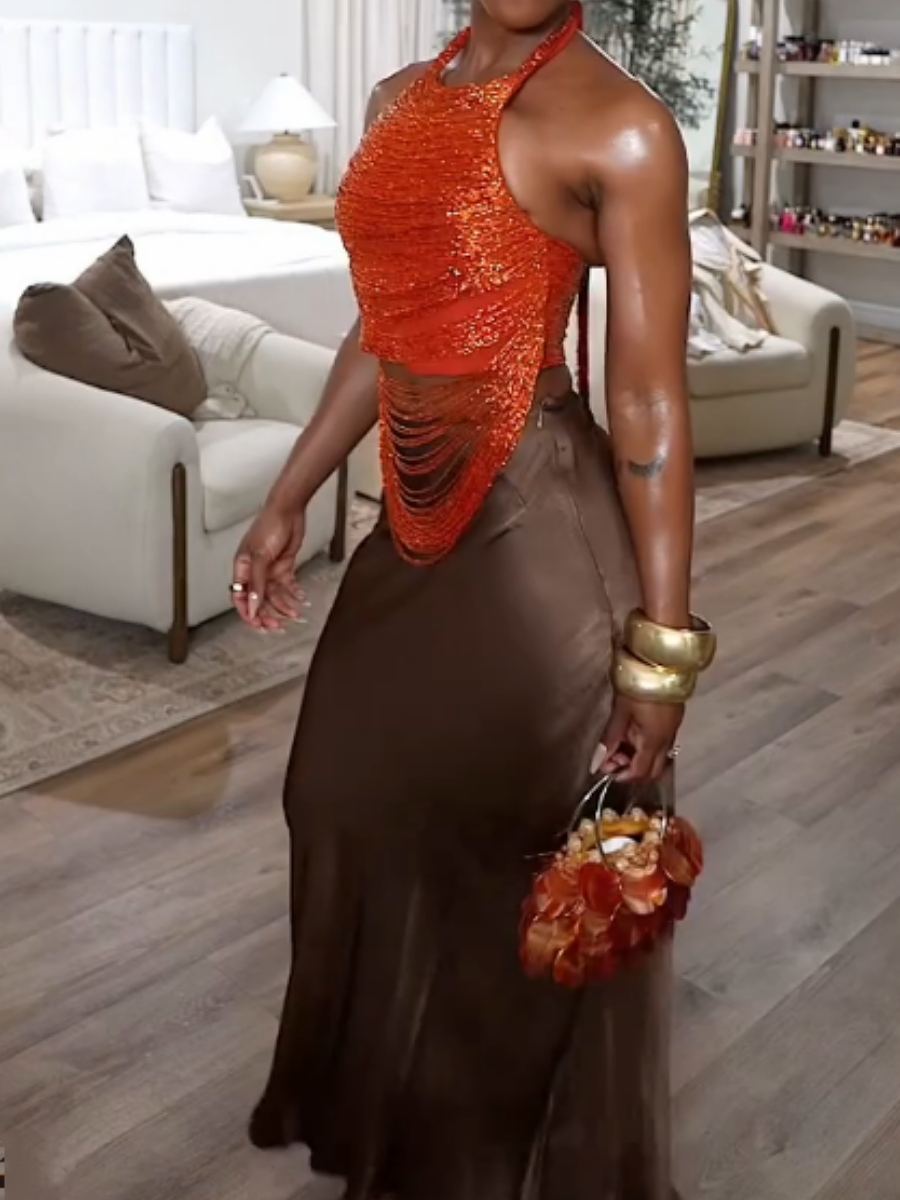 Sexy Tassel Tie Top