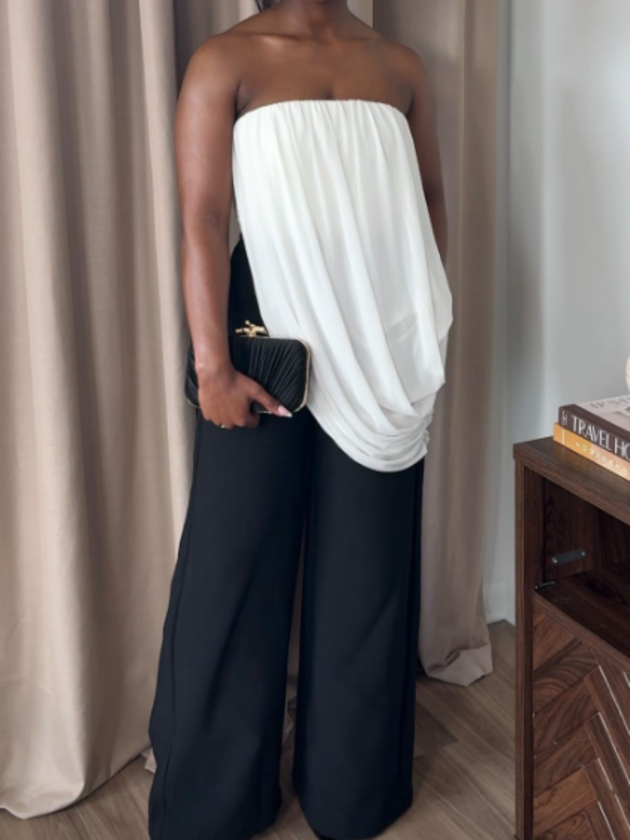 Chill Black White Jumpsuit