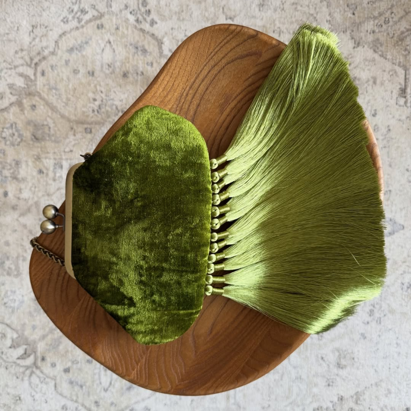 Velvet Tassel Bag