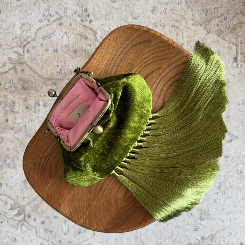 Velvet Tassel Bag