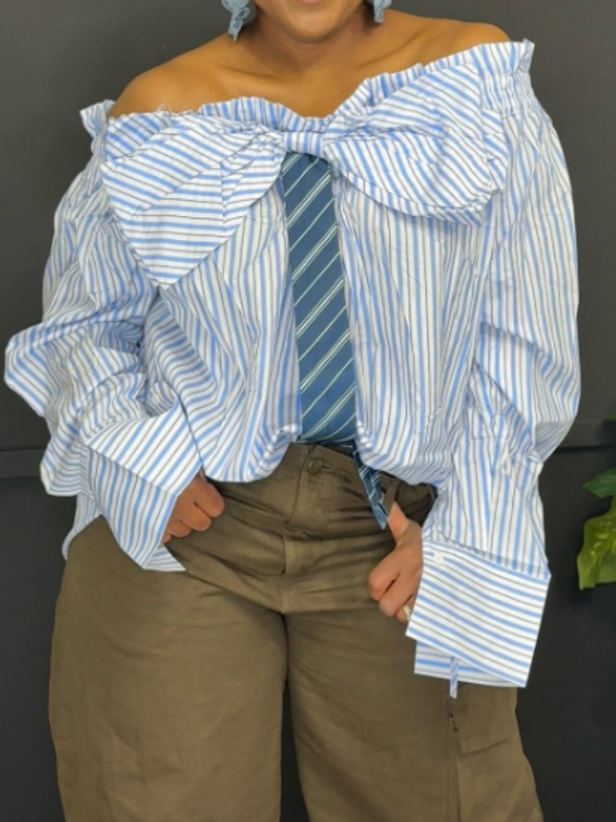 Stripe Energy Blouse