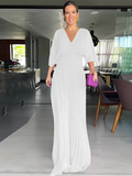Elegant Pleated Maxi Dress【In Stock】