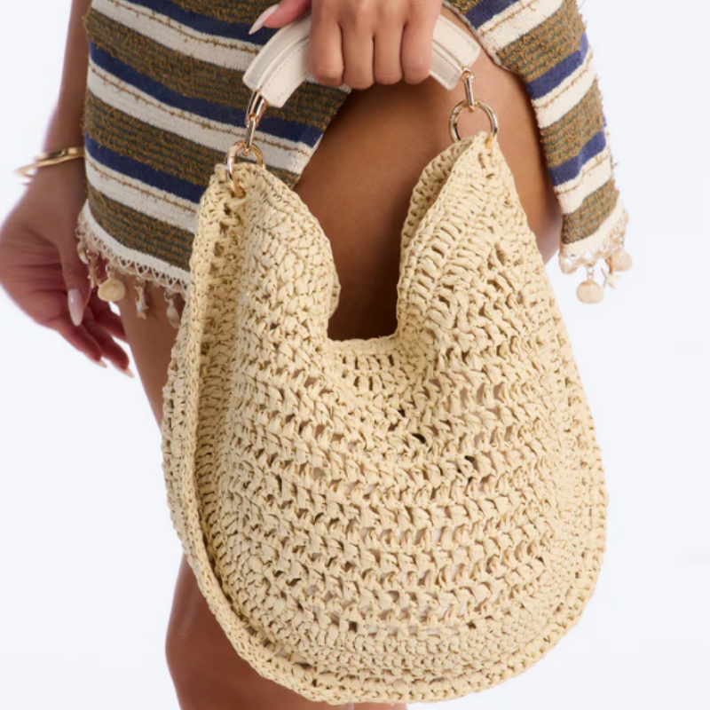 Boho Summer Straw Bag