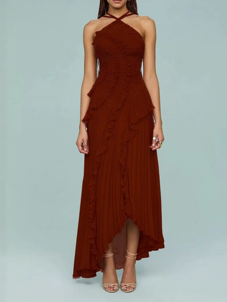 Chiffon Elegant Midi Dress