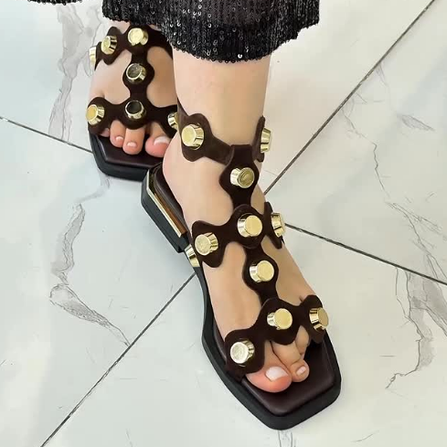 Chic Summer Flat Sandals