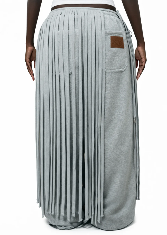 Chic Wrap Fringe Pants
