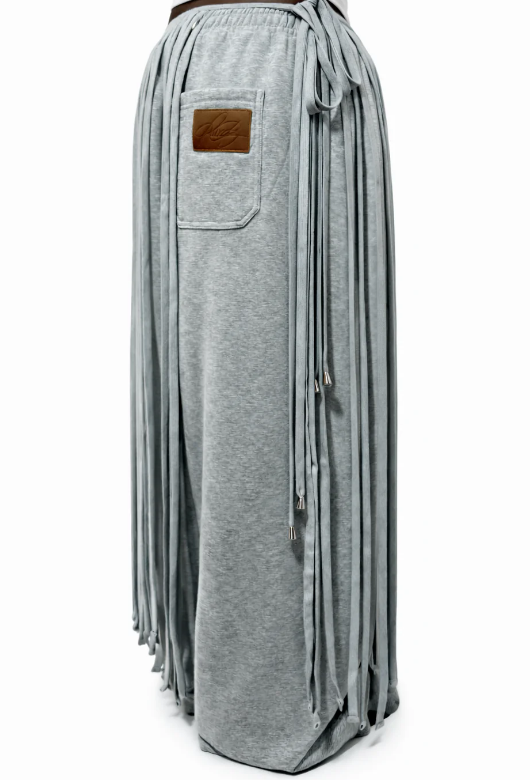 Chic Wrap Fringe Pants