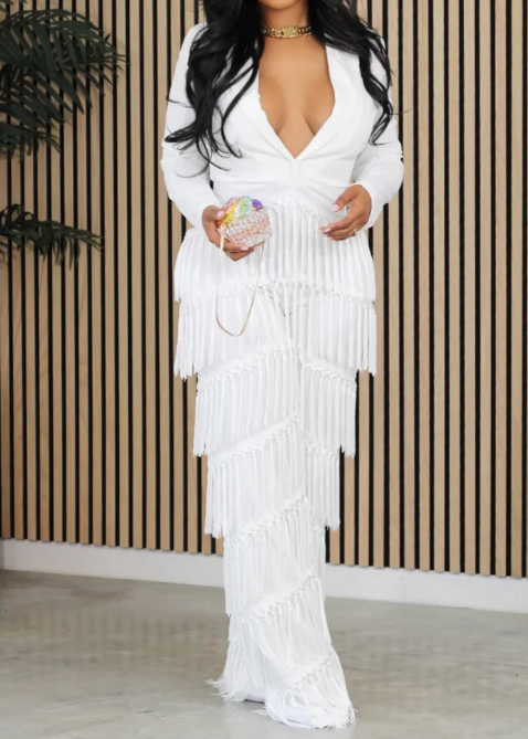 Chic Fringe Jumpsuit