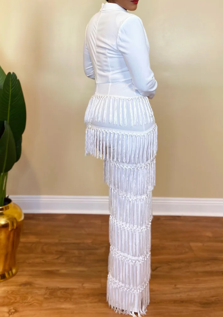 Chic Fringe Jumpsuit