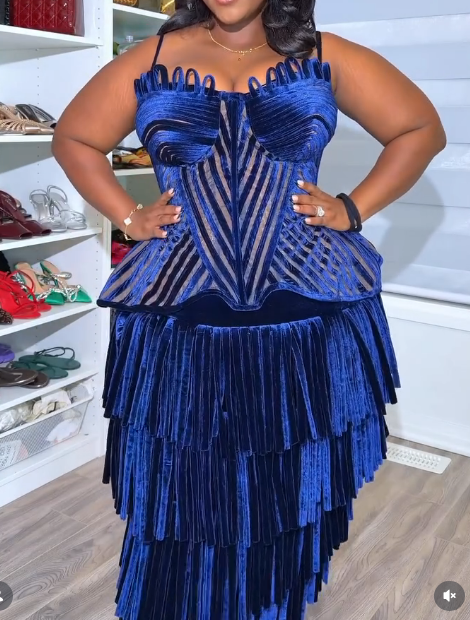 Demure Tassel Skirt Occasion Set
