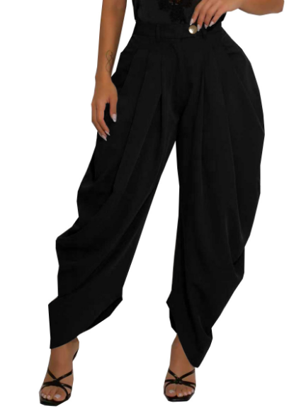 Chic Flower Bract Pants Set