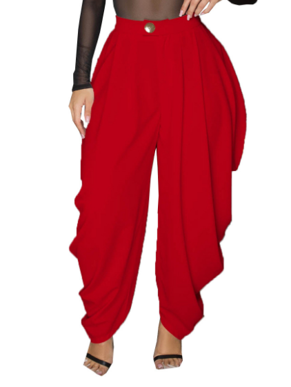 Chic Flower Bract Pants Set