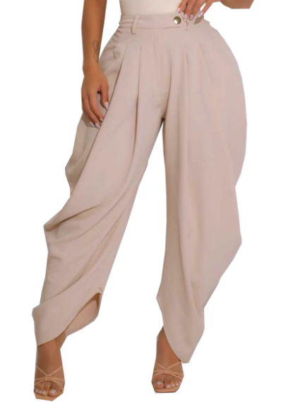 Chic Flower Bract Pants Set