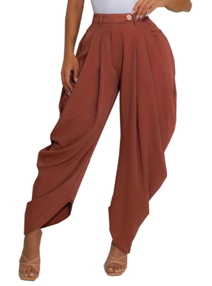 Chic Flower Bract Pants Set