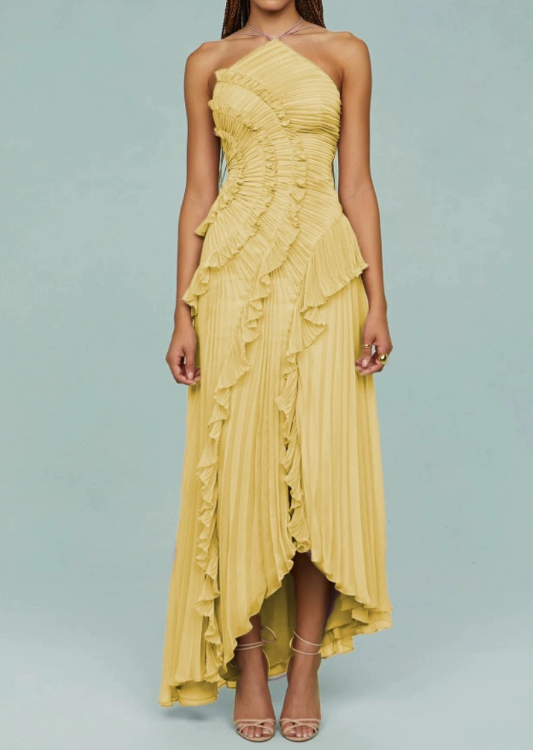 Chiffon Elegant Midi Dress