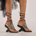 Fab Zebra Print Sandals