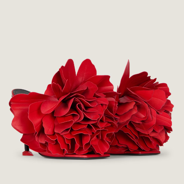 Chic Flower Mules