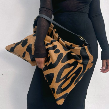 Mix Print Shoulder Bag