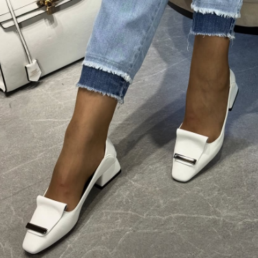 Chic Low Block-Heel Shoes