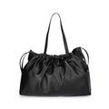 Faux Leather Oversized Tote Bag