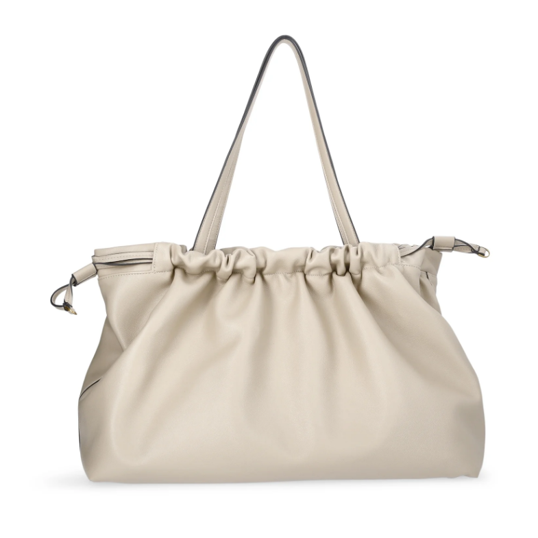 Faux Leather Oversized Tote Bag