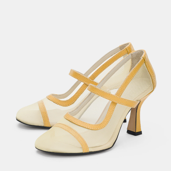 Elegant Mesh Heels