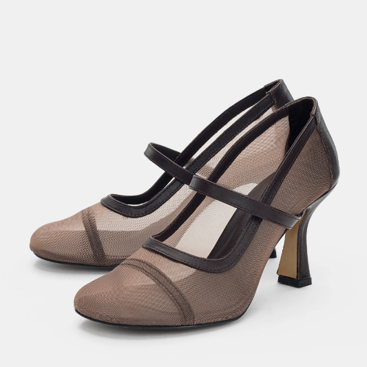 Elegant Mesh Heels