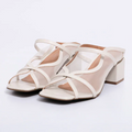 Elegant Mesh Slingback Heel Sandals
