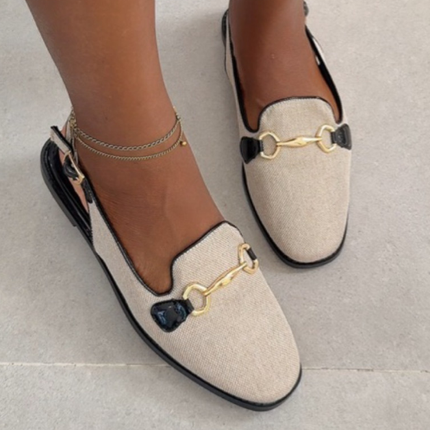 Soft Slingback Flat Dressy Loafers