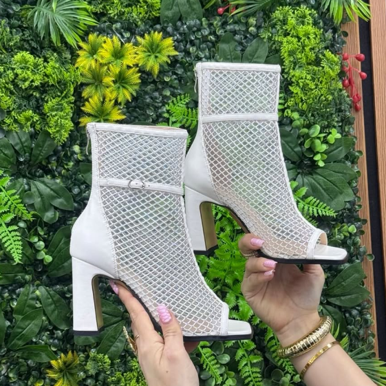 Dazzle Cut-out Summer Heels