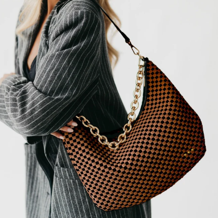 Woven Shoulder Bag