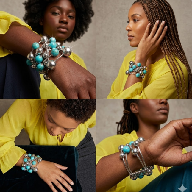 Oasis Kinetic Cage Cuff Bracelet