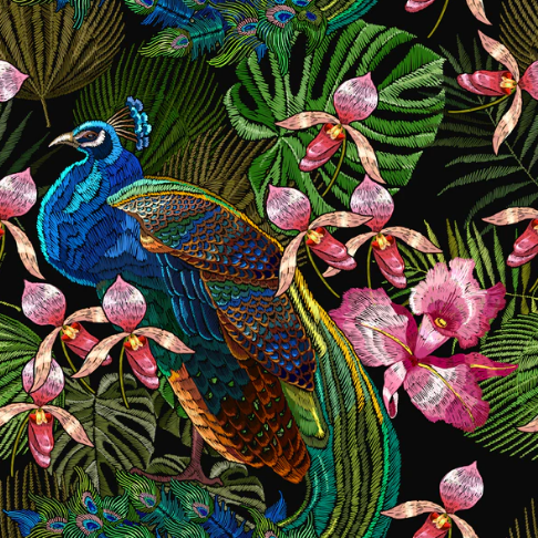 Majestic Peacock Umbrella
