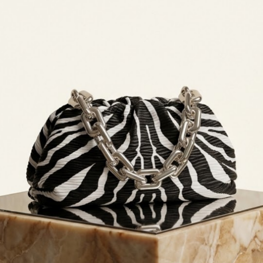 Zebra Print Clutch