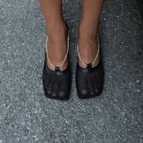 Mesh Chic Summer Sandals