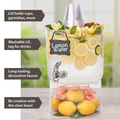 Beverage Dispenser with Stand - Stackable Drink Server for Parties