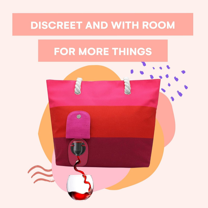Wine Purse with Hidden Spout